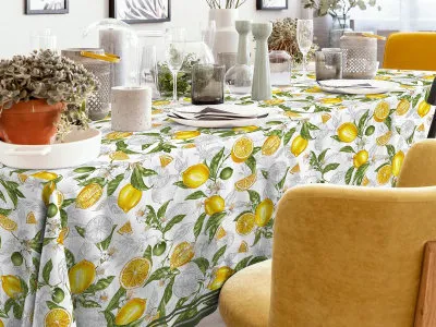 Скатерть Lemon 150*180 рогожка