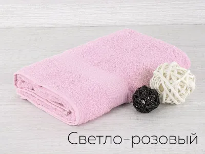 Полотенце махр. Байрамали 70*140 см(430гр)(светло-розовый)
