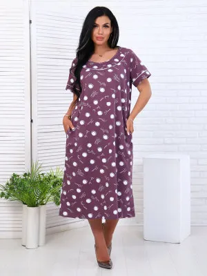 Эвелина(какао) платье р.52, кулирка( 100% хлопок)
