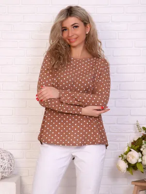 Валенсия(кофе) туника р.50, 100% вискоза