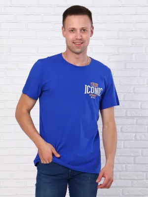 Иконик(василёк) футболка р.50, кулирка (100% хлопок)