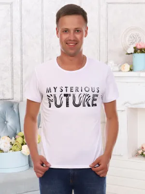 Future(белый) футболка муж. р.52, кулирка с лайкрой (95%хлопок 5%лайкра)