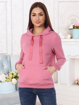 Жанна(роз) толстовка(джемпер) р.50, 80% хлопок,15% п/э,5% лайкра