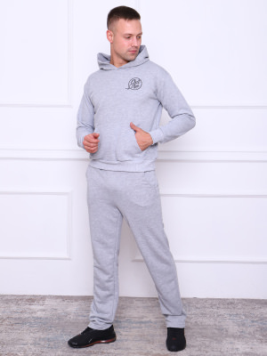 Ричард(меланж) костюм р.48, 80% хлопок, 20% п/э