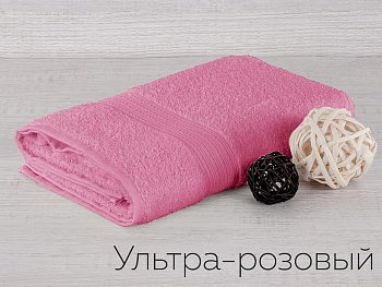 Полотенце махр. Байрамали 70*140 см(430гр)(ультра-розовый)