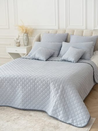 Одеяло-покрывало микрофибра(серая) у/степ (150г/м2)