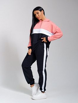 Трио(коралл) костюм р.50, 80%хлопок 15%п/э 5%лайкра