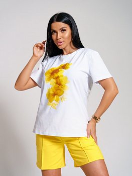 Агата(желтый) костюм р.48