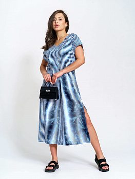 Вера(джинс) платье р.50