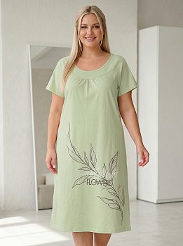 Дарина(фисташка) сорочка ноч. р.56