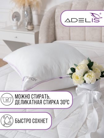 Подушка "Лебяжий пух" микрофибра (бел)