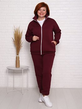 Престиж(слива) костюм р.50, футер (70% хлопок 30% п/э)