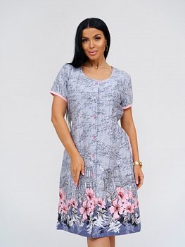 Восторг(джинс) халат р.56