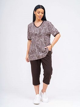 Арина(шоколад) костюм р.60