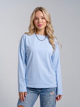 Лика(голубой) лонгслив р.54