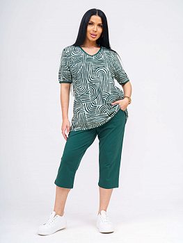 Арина(зеленый) костюм р.58