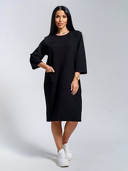 Нелли(черный) платье р.58