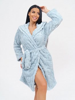 Ежик(голубой) халат р.50