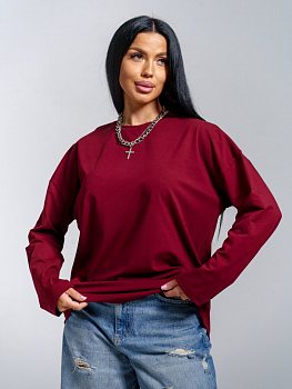Лика(бордо) лонгслив р.48